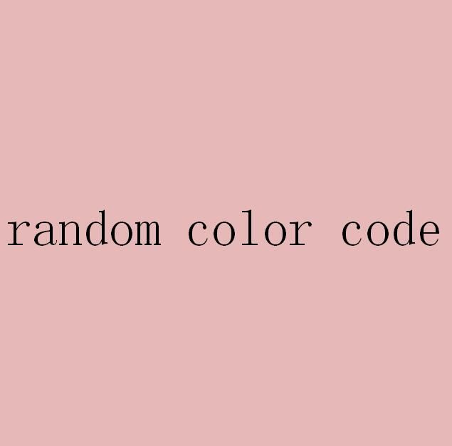Random color code