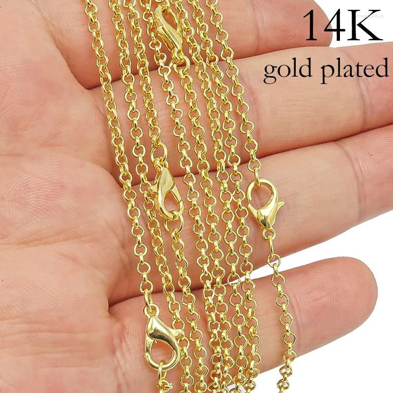 18 بوصة (45 سم) 14K مطلي بالذهب