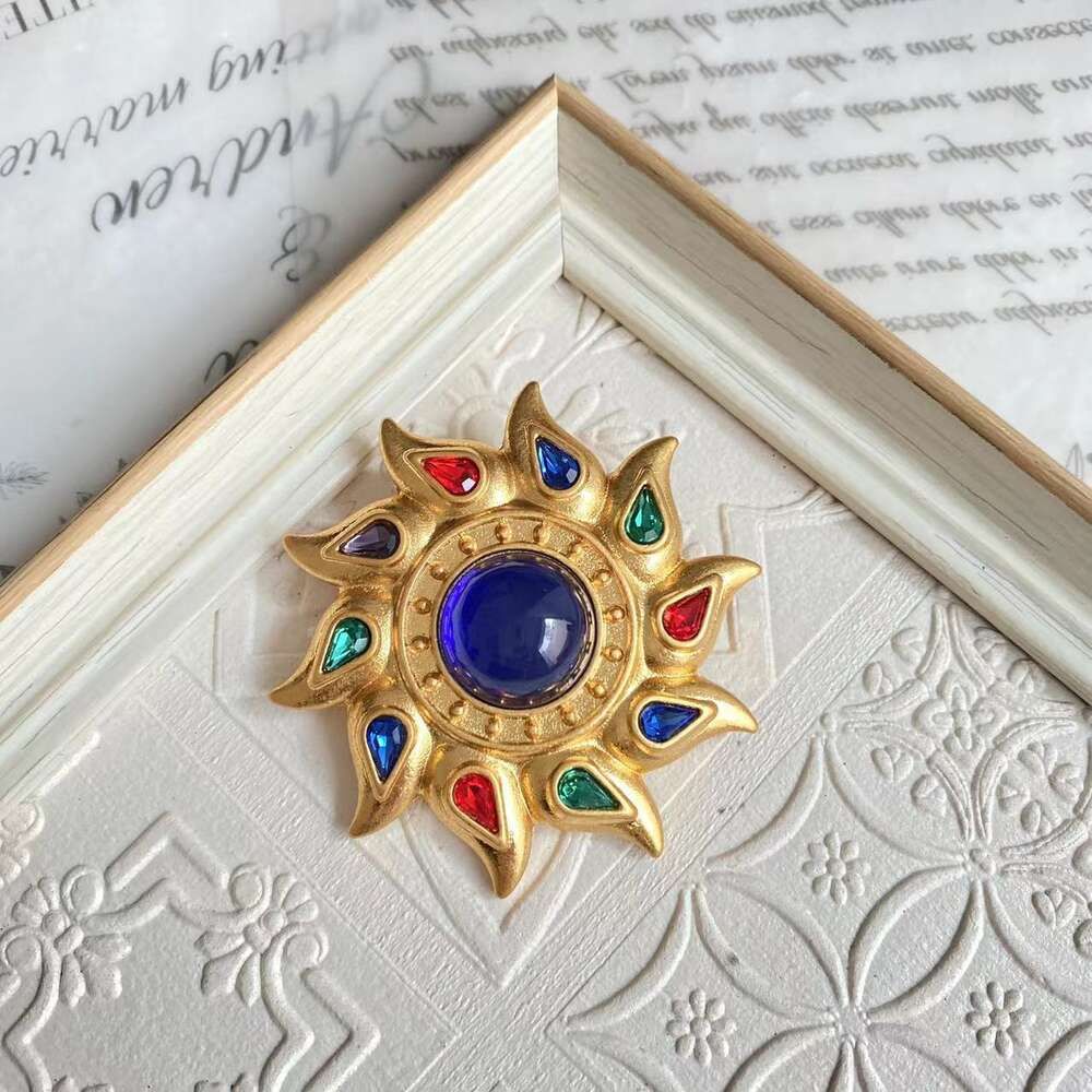 broche gelée bleue b289