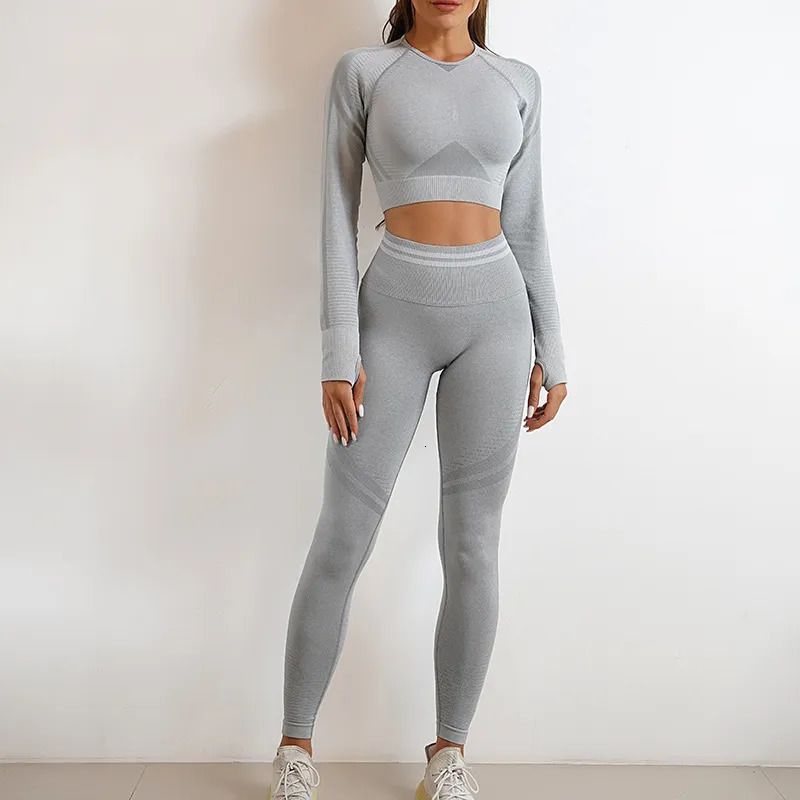 gray pants set