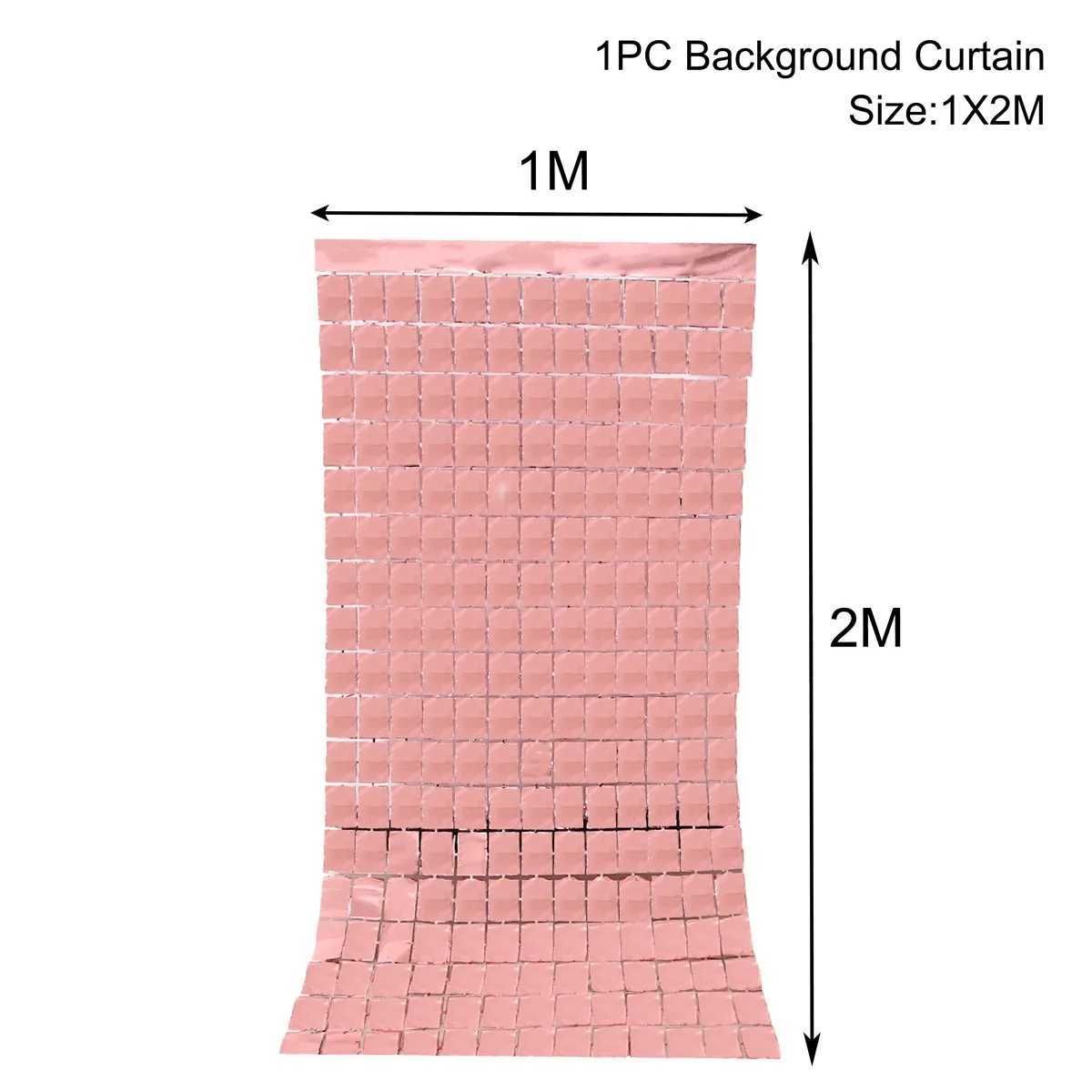 Rosguldstil 1-1 m x 2m