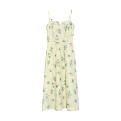 緑の花のドレス
