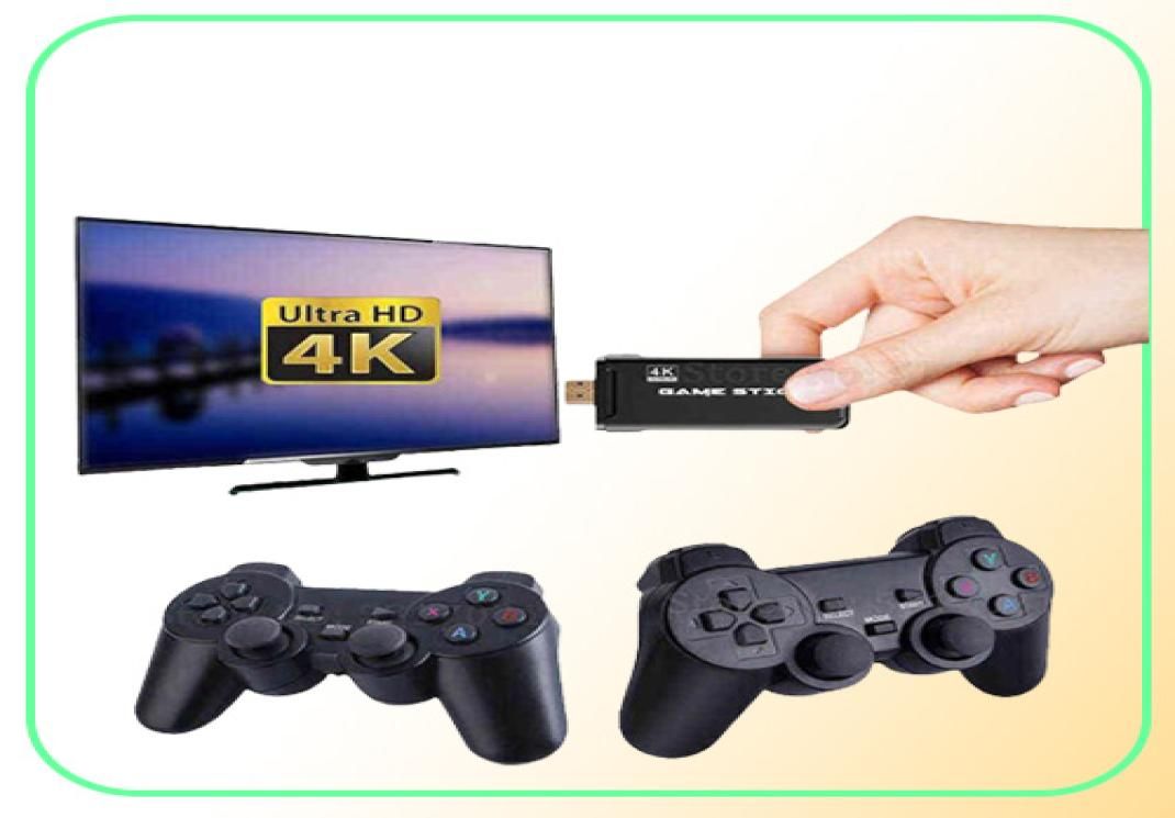 Novo 4k jogos console sem fio usb 3500 clássico jogo vara console