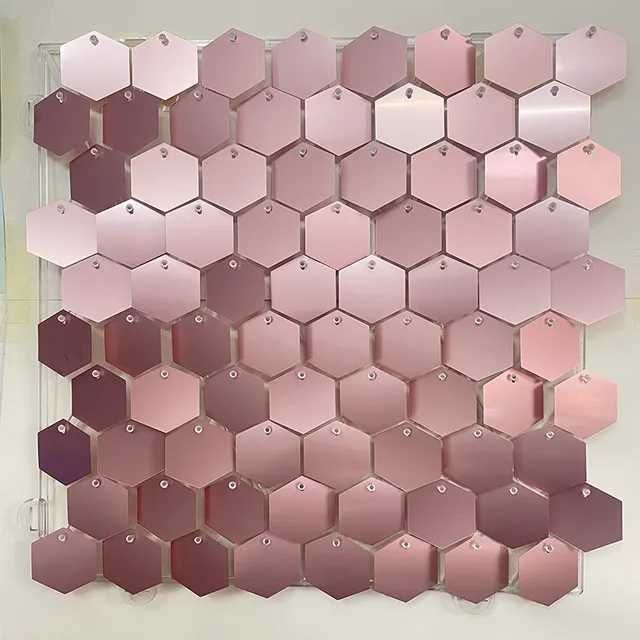 Hexagon Rose Gold-30x 30cm