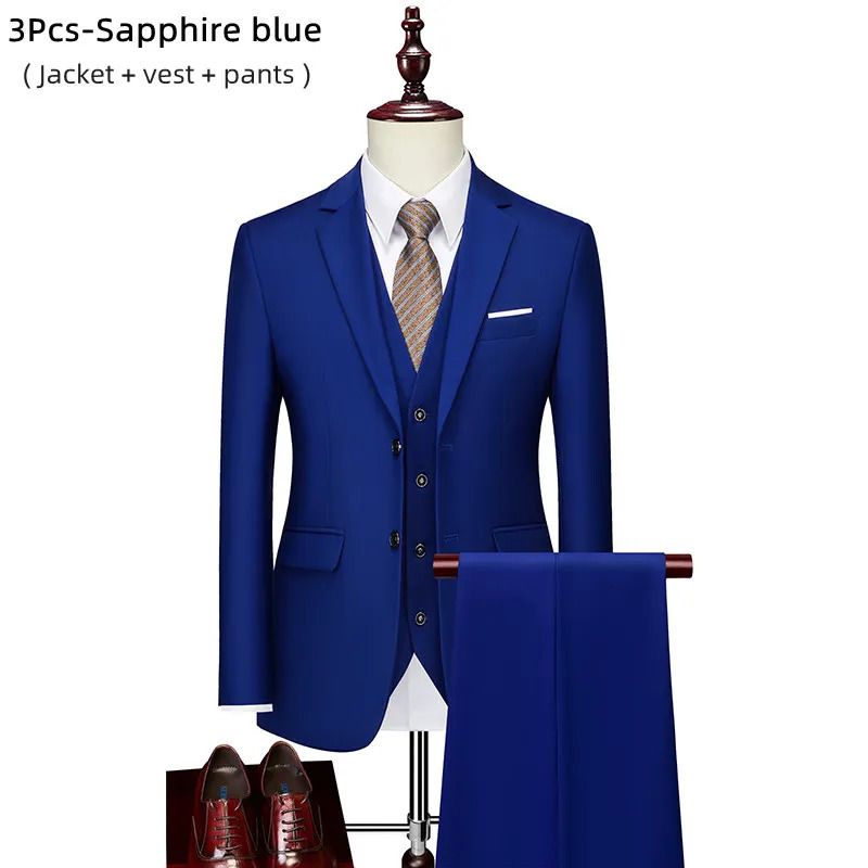 sapphire bleu 3pcs