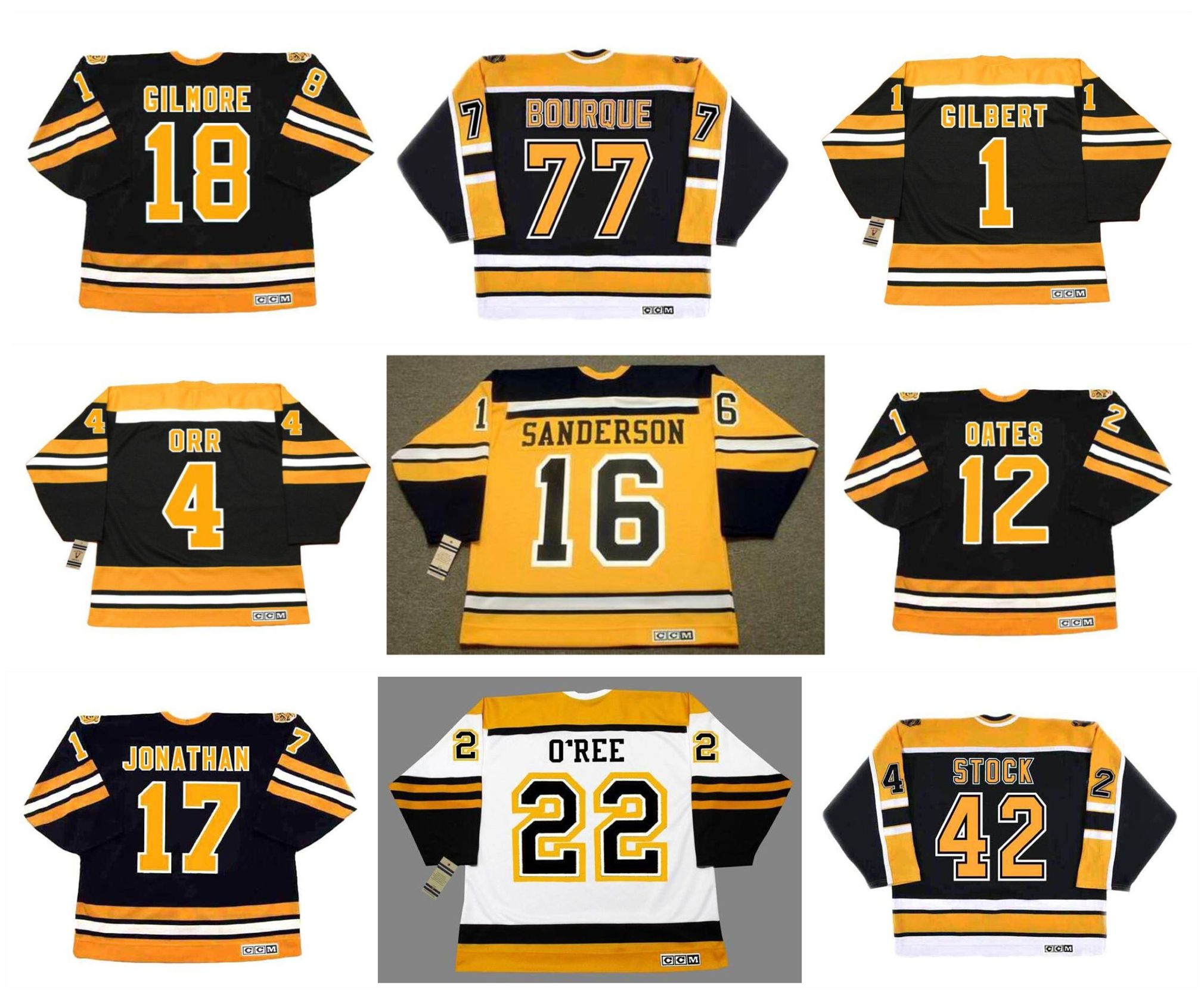 GERRY CHEEVERS Boston Bruins 1960's CCM Vintage Throwback NHL Jersey -  Custom Throwback Jerseys