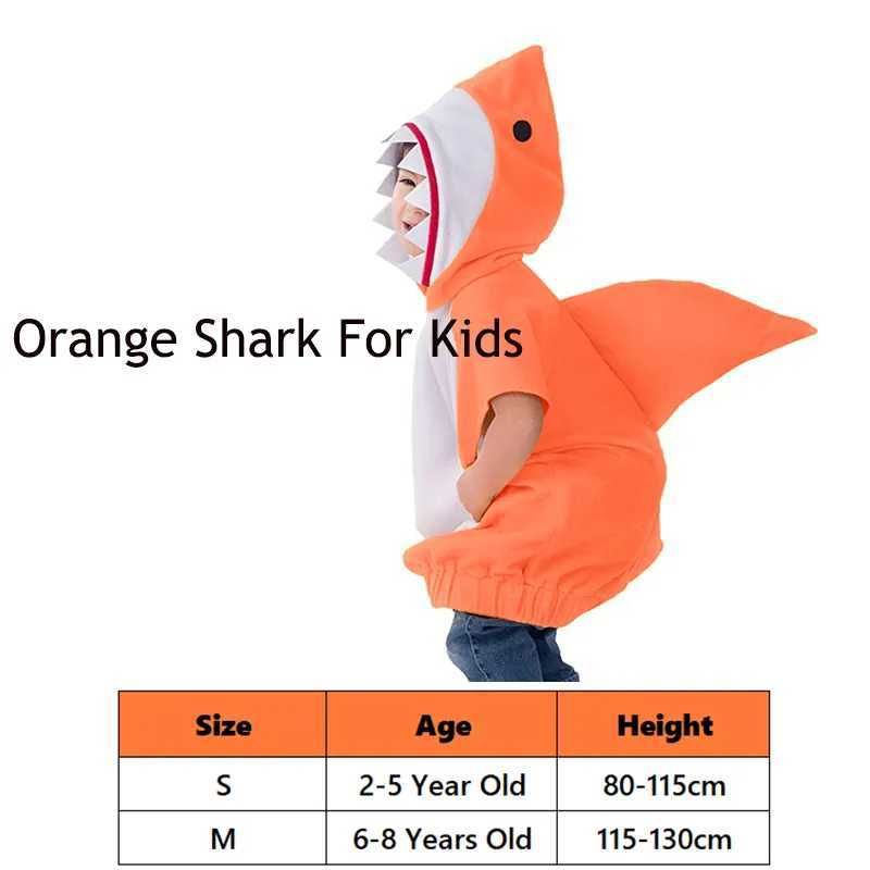 requin orange pour enfants