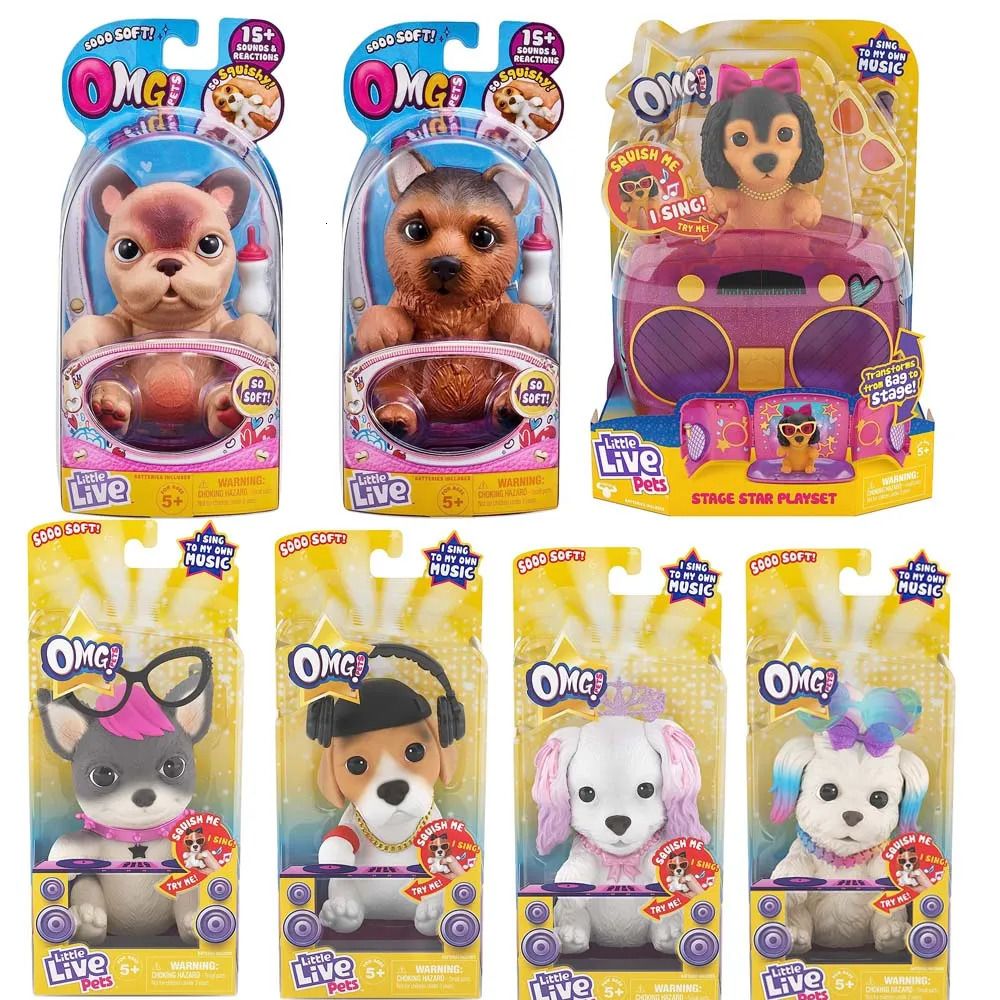 Intelligence Toys Original Omg Little Live Pets Soft Squishy Puppy That To  Life Interactive Soft Puppy Electronic Dog Little Rabbit 230928 From Huo08,  $15.99
