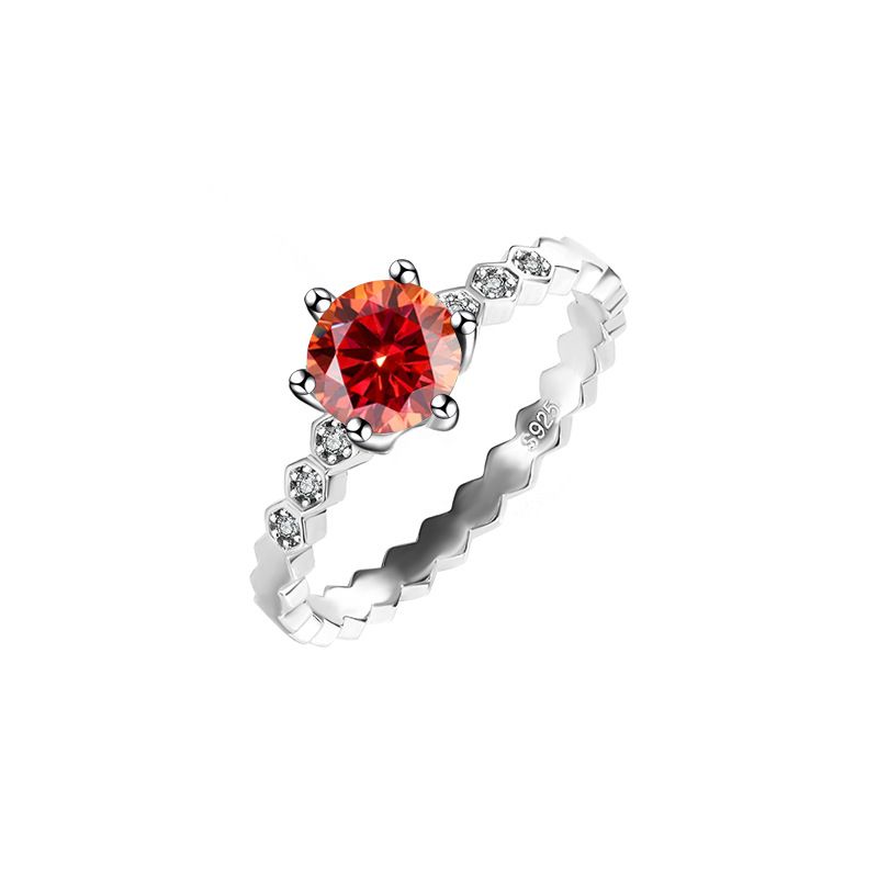 1 CT diamond/orange