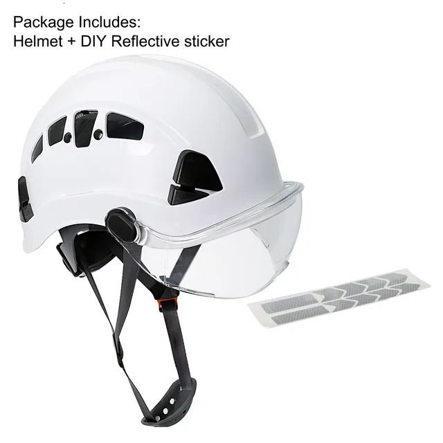 White Clear Visor