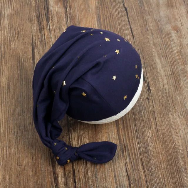 marineblauwe hoed