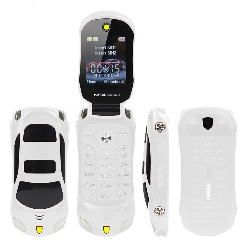 Telefono per bambini bianco-Aggiungi scheda da 8 g