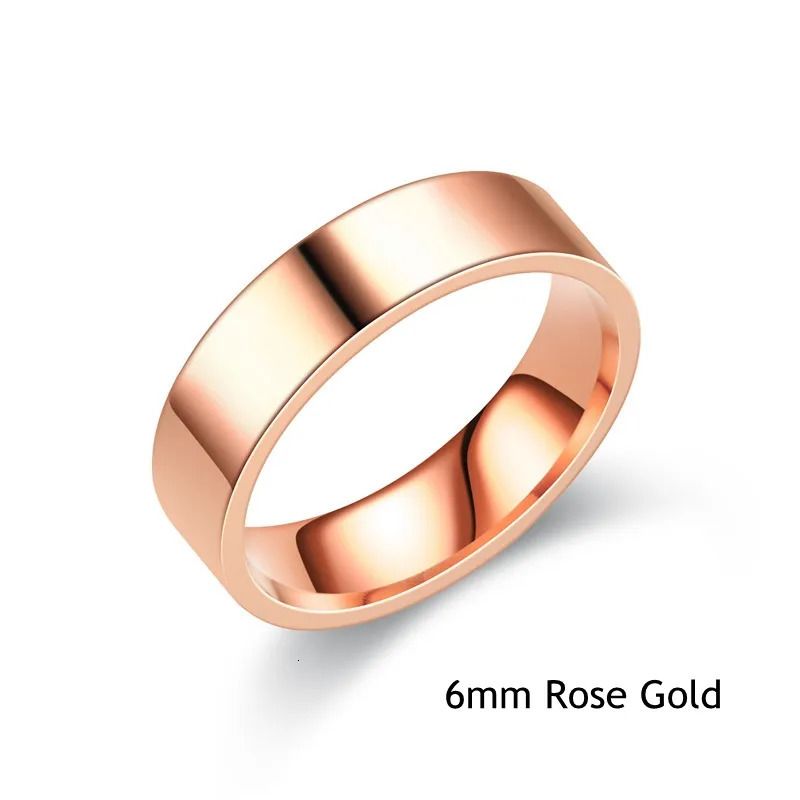 6mm Rose Gold