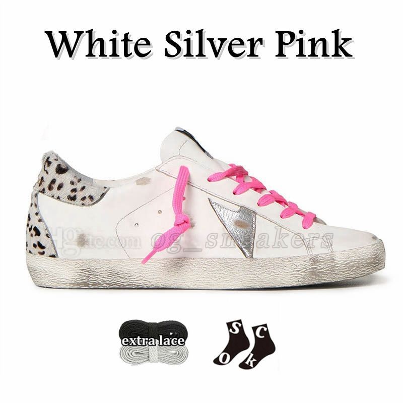 A24 White Silver Pink Leopard Print