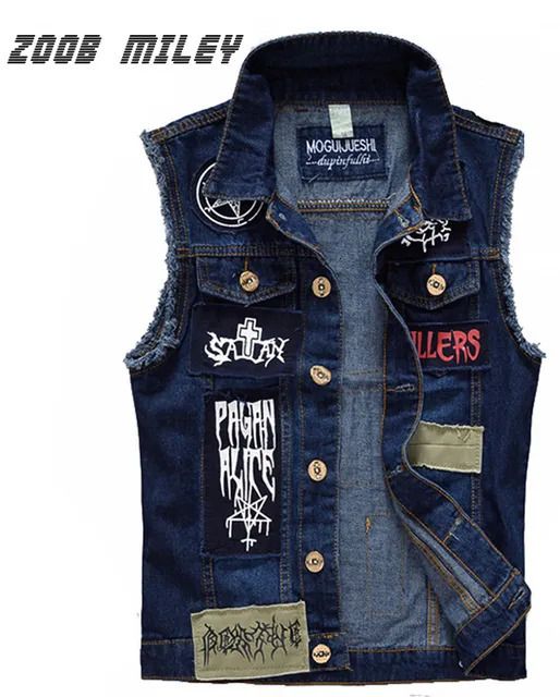 gilet en jean pour homme