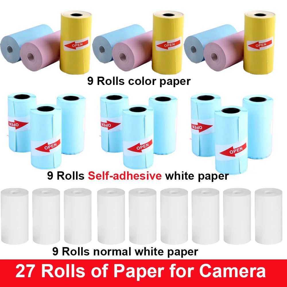 27 rouleaux de papier