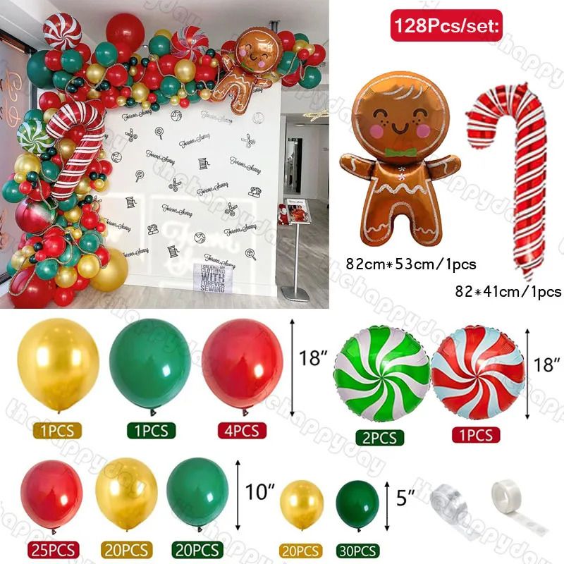 D 128pcs Noël, autre