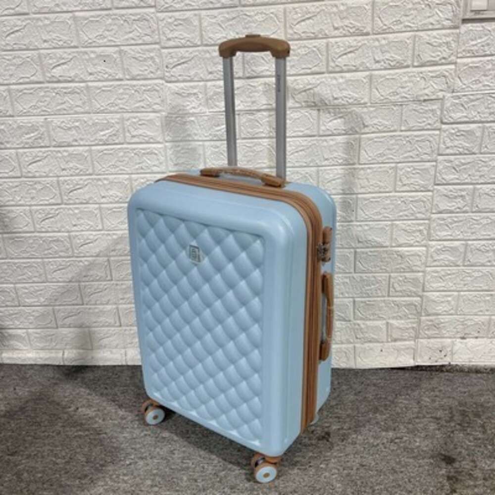 blue luggage