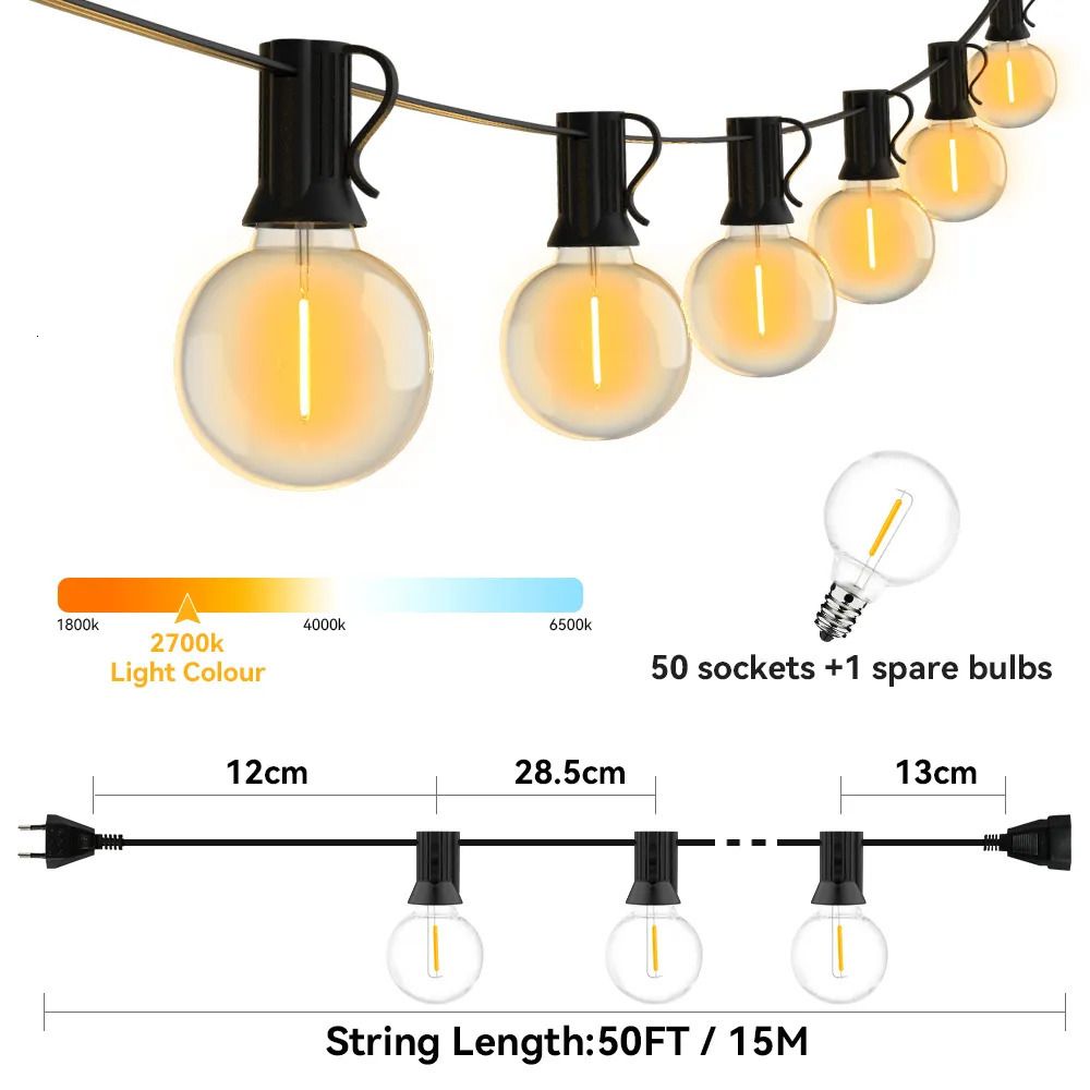 15m 50 Bulbs