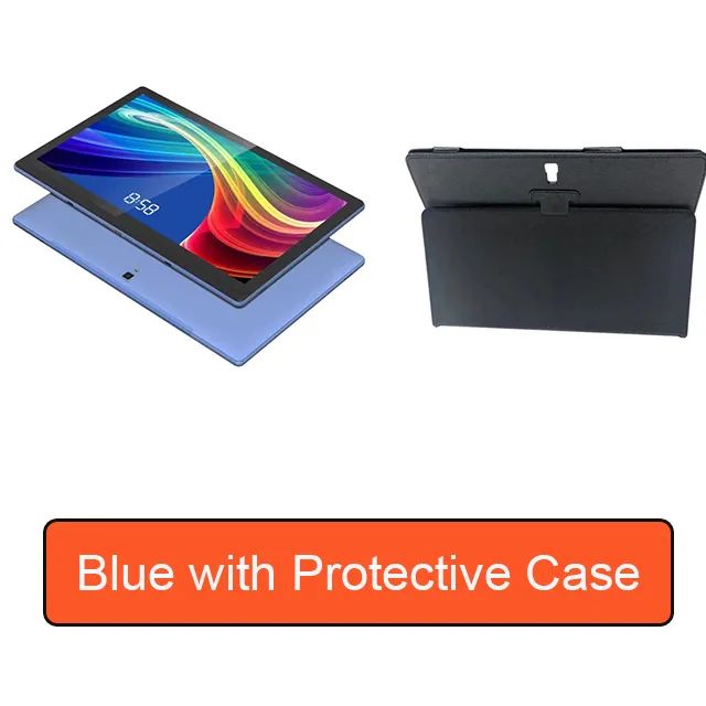 Blue With Case