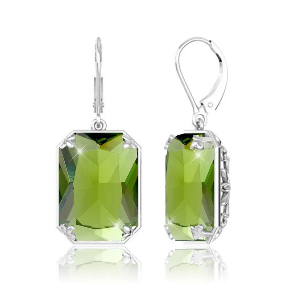 Peridot G-Antique Silver