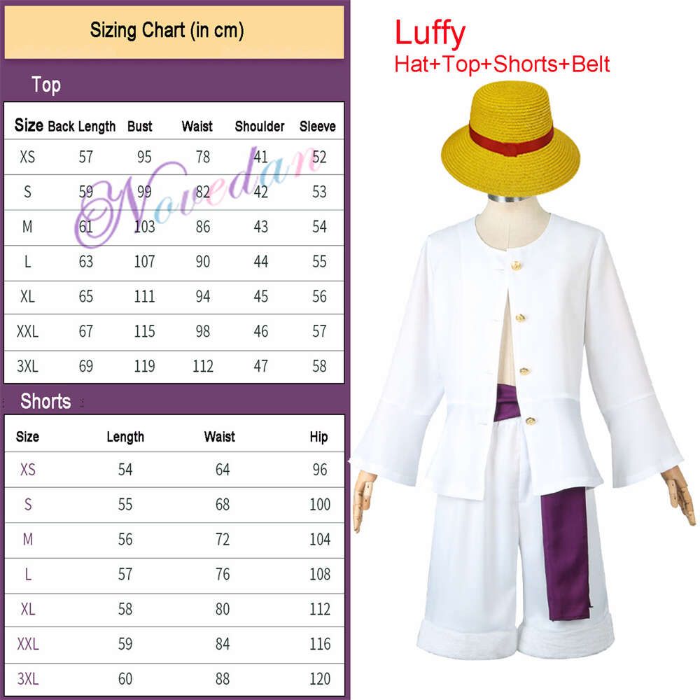 Luffy Cosplay White