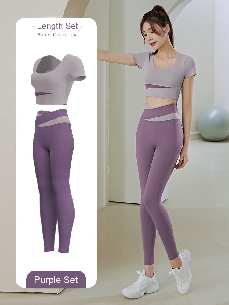 purple pant set