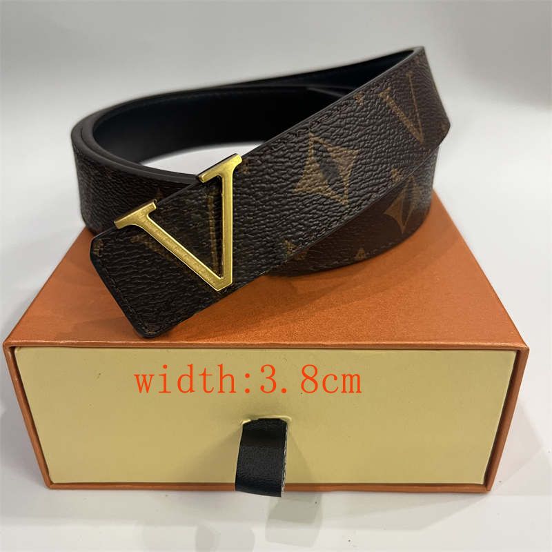 3.8cm=Brown flower + gold buckle