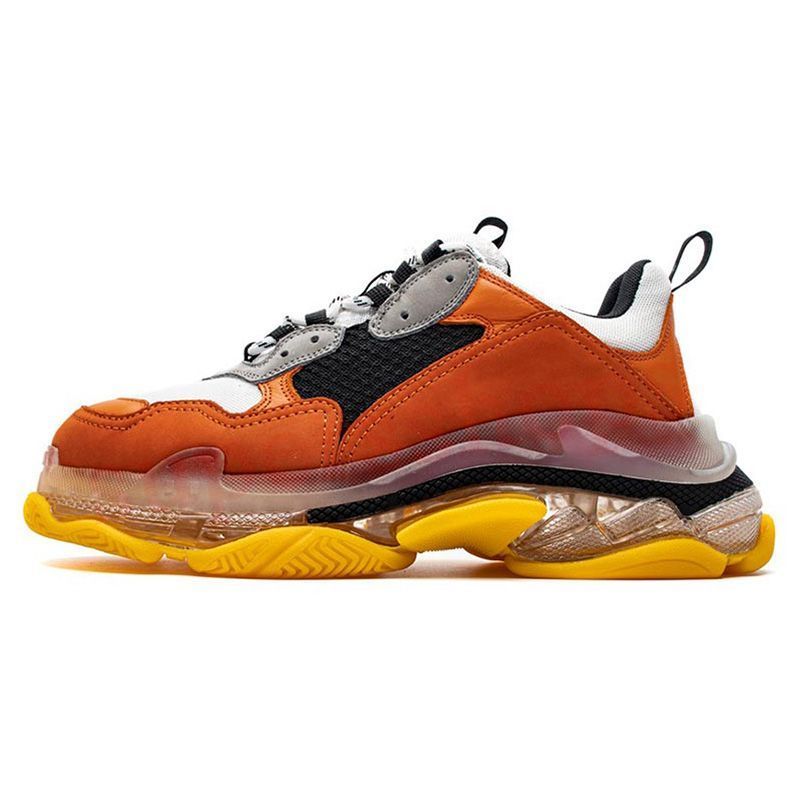 T18 36-45 Clear Sole Orange Black