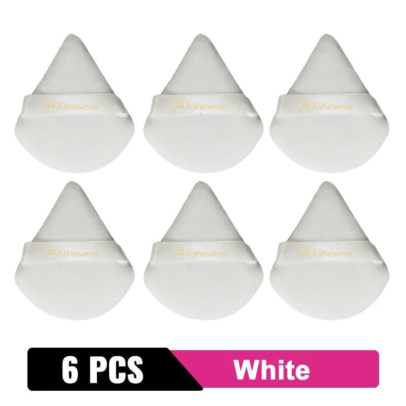 6pcs White