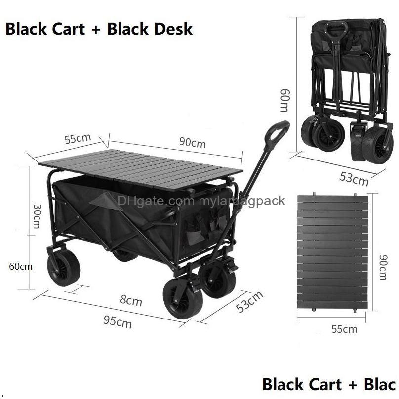 Black Cart+Black Desk