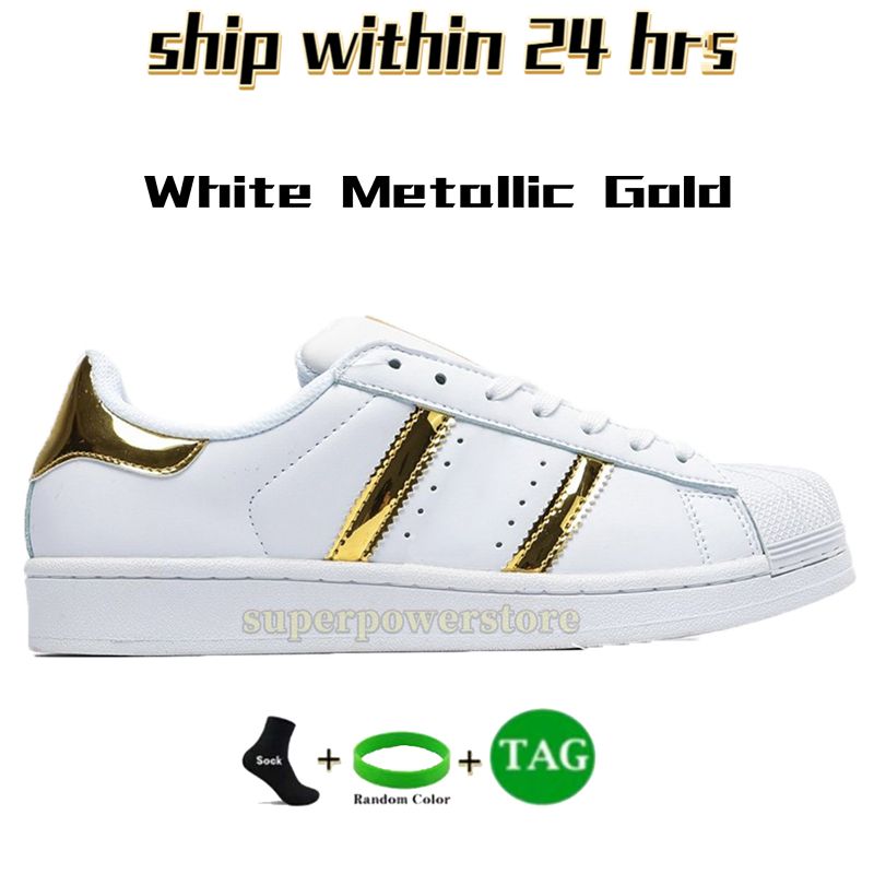 08 White Metallic Gold