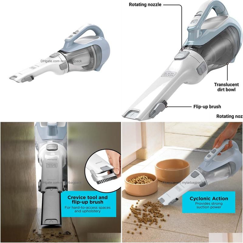 BLACK+DECKER DUSTBUSTER 16V Cordless Hand Vacuum, CHV1410L32 