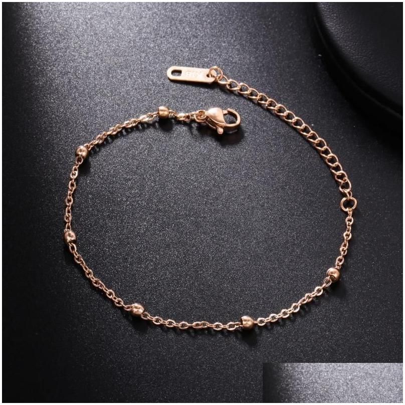 Rose Gold Anklet.