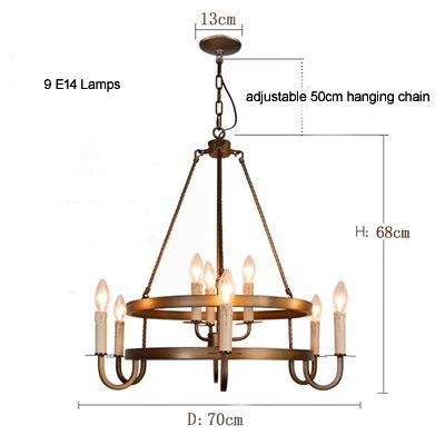 Diâmetro 70cm Altura 68cm