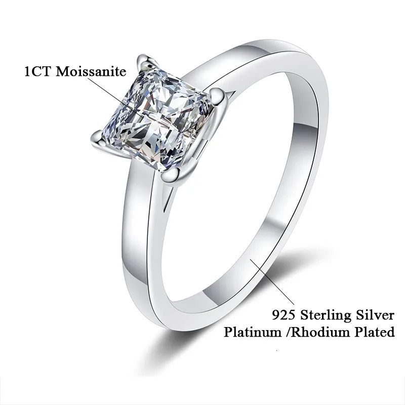 1CT Moissanite.