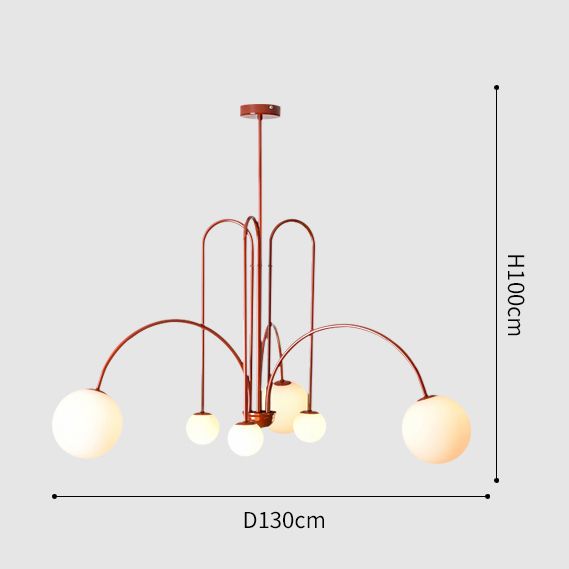 rosso 130 cm.