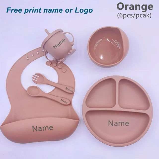 Orange 6 Pcs