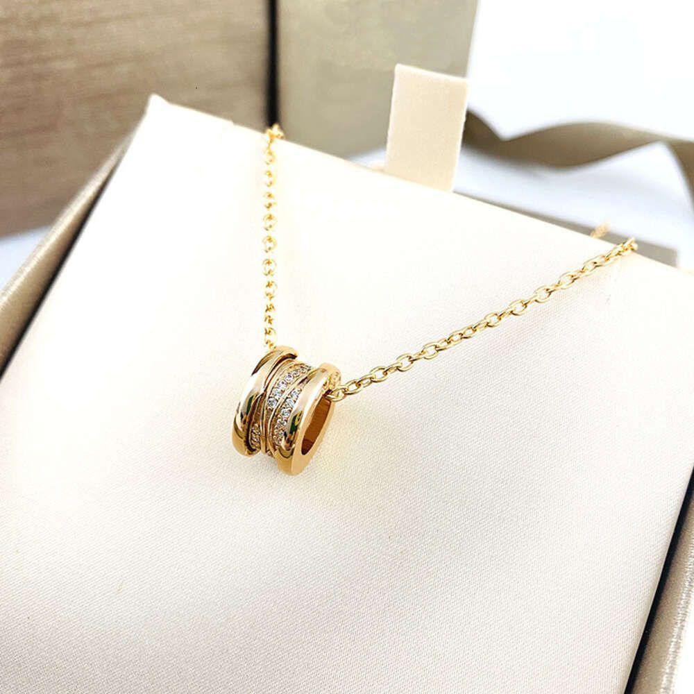 Champagne. Hollow Out Ketting met Di