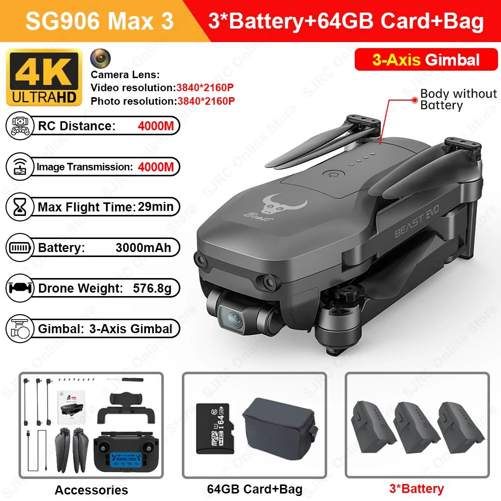 906MAX3 3B 64G Bag