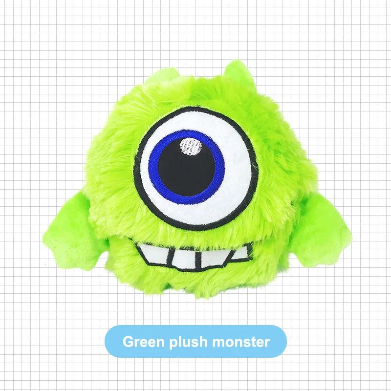 Mostro di peluche verde