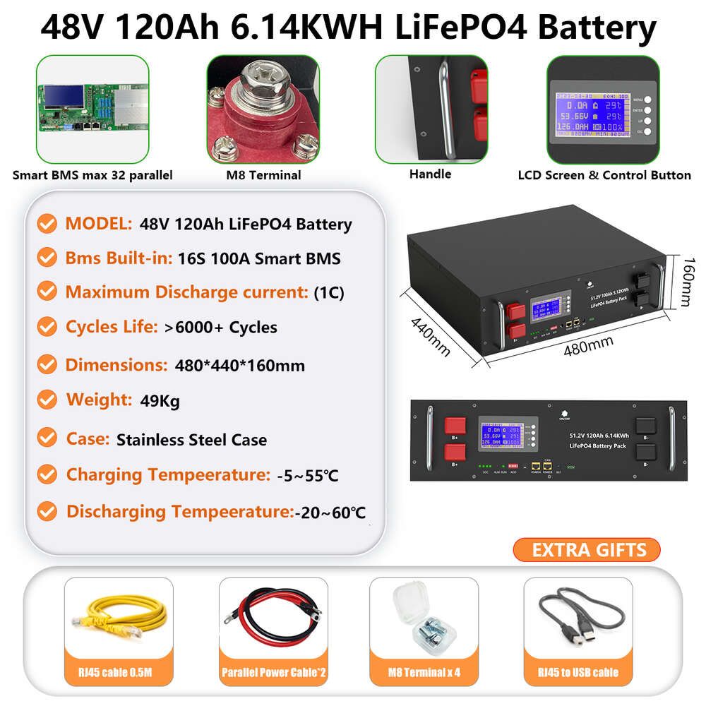 48v 120ah-6,14kwh