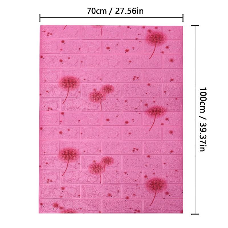 Dandelion-Pink-5PCS-70CMX1M