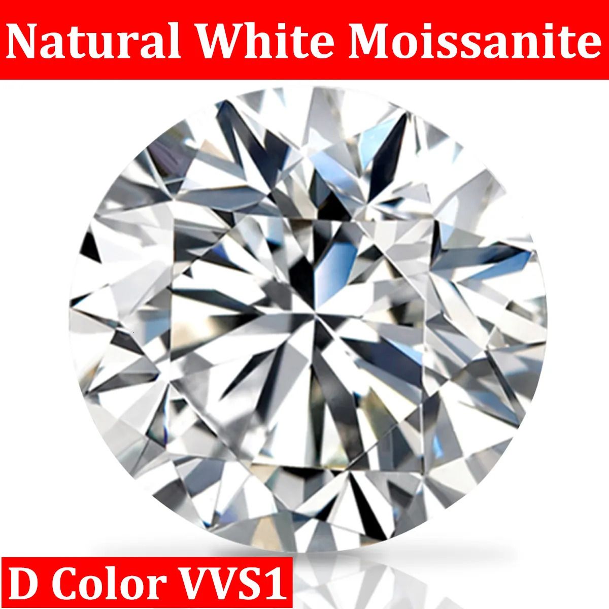 White d Color-D-3mm 0.1ct