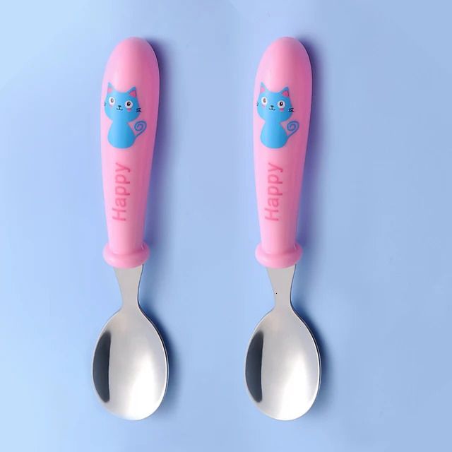 2pcs Rose Red Spoon