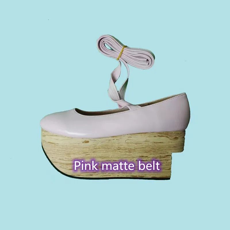 pink matte belt