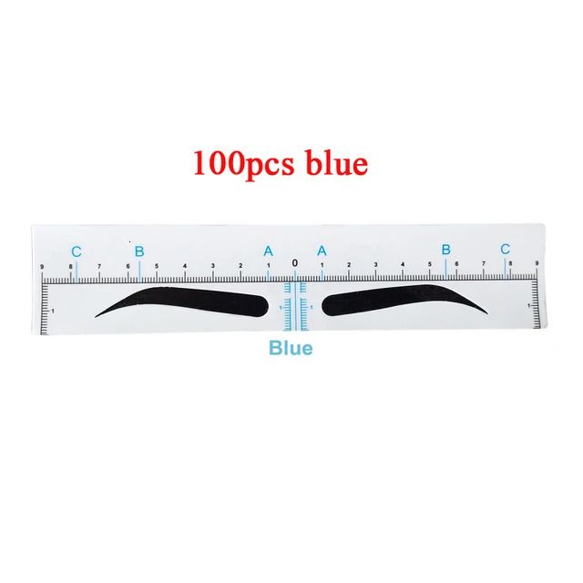 100pcs bleu