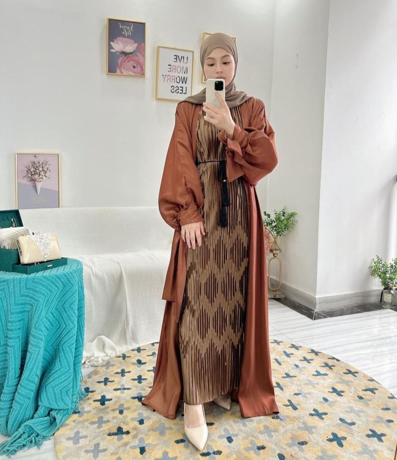 Ensemble abaya café S