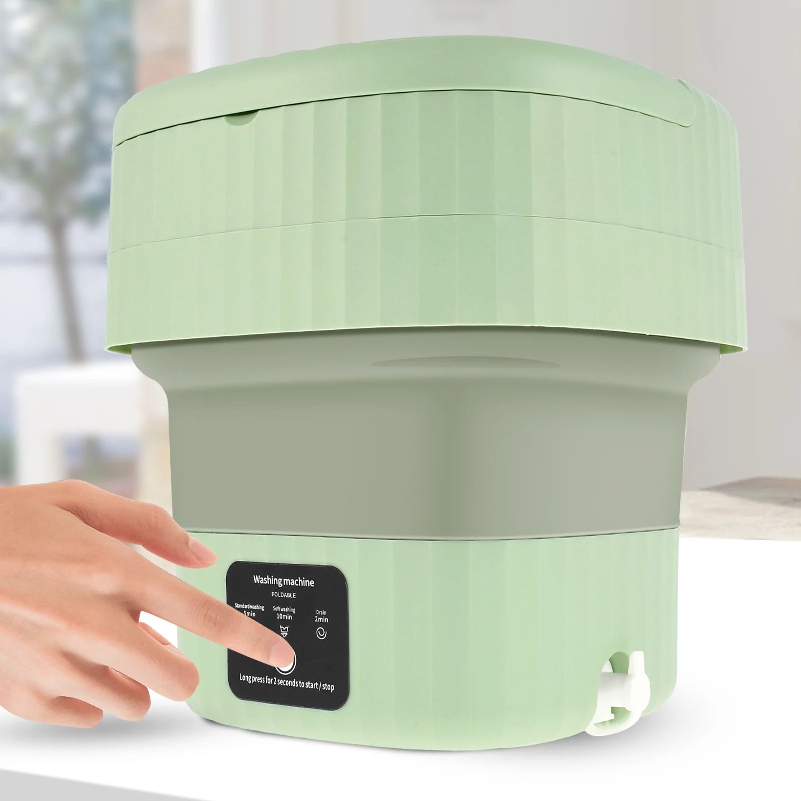 Portable Washing Machine, Small Washer, Foldable Mini Washer, for