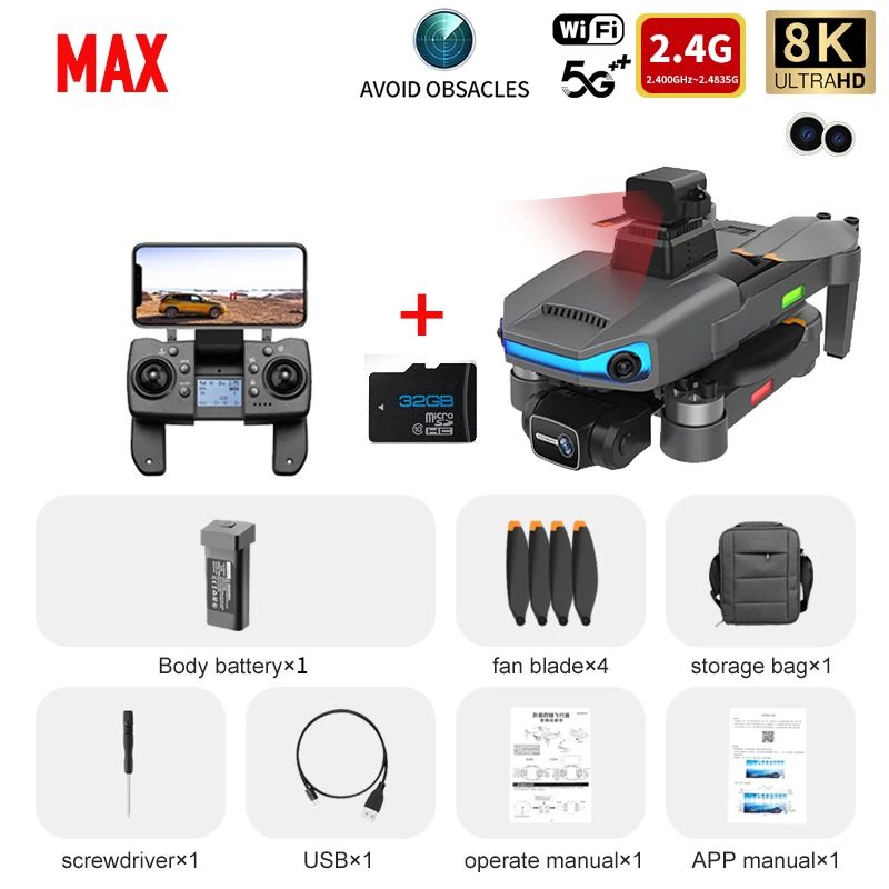 Max 8K 1B 32G Bag